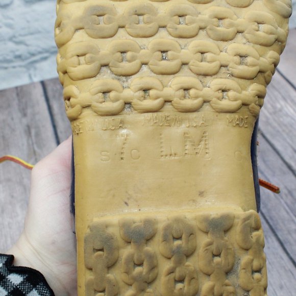 LL BEAN Low Top Hunting Rain Duck Boots Size 7 - Picture 8 of 10
